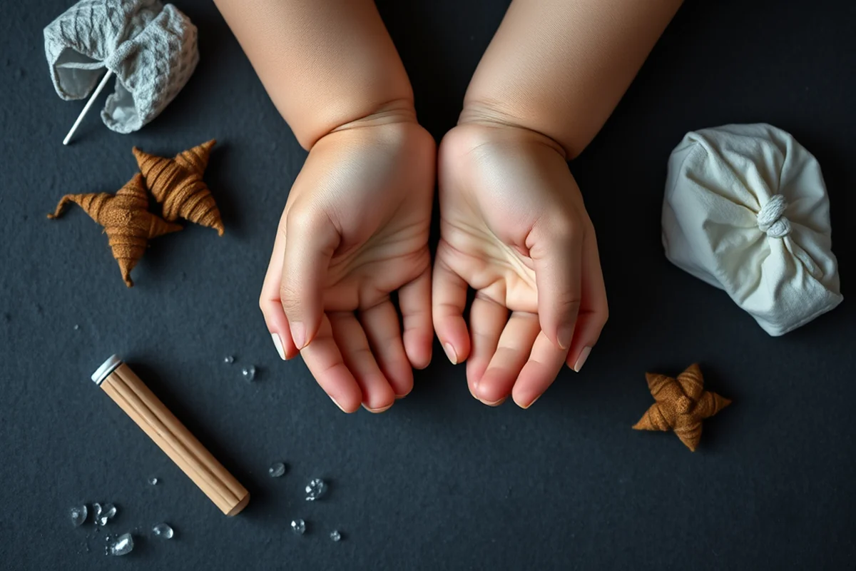 hand foot and mouth in babies — Hand Foot And Mouth In Babies (the finished result)