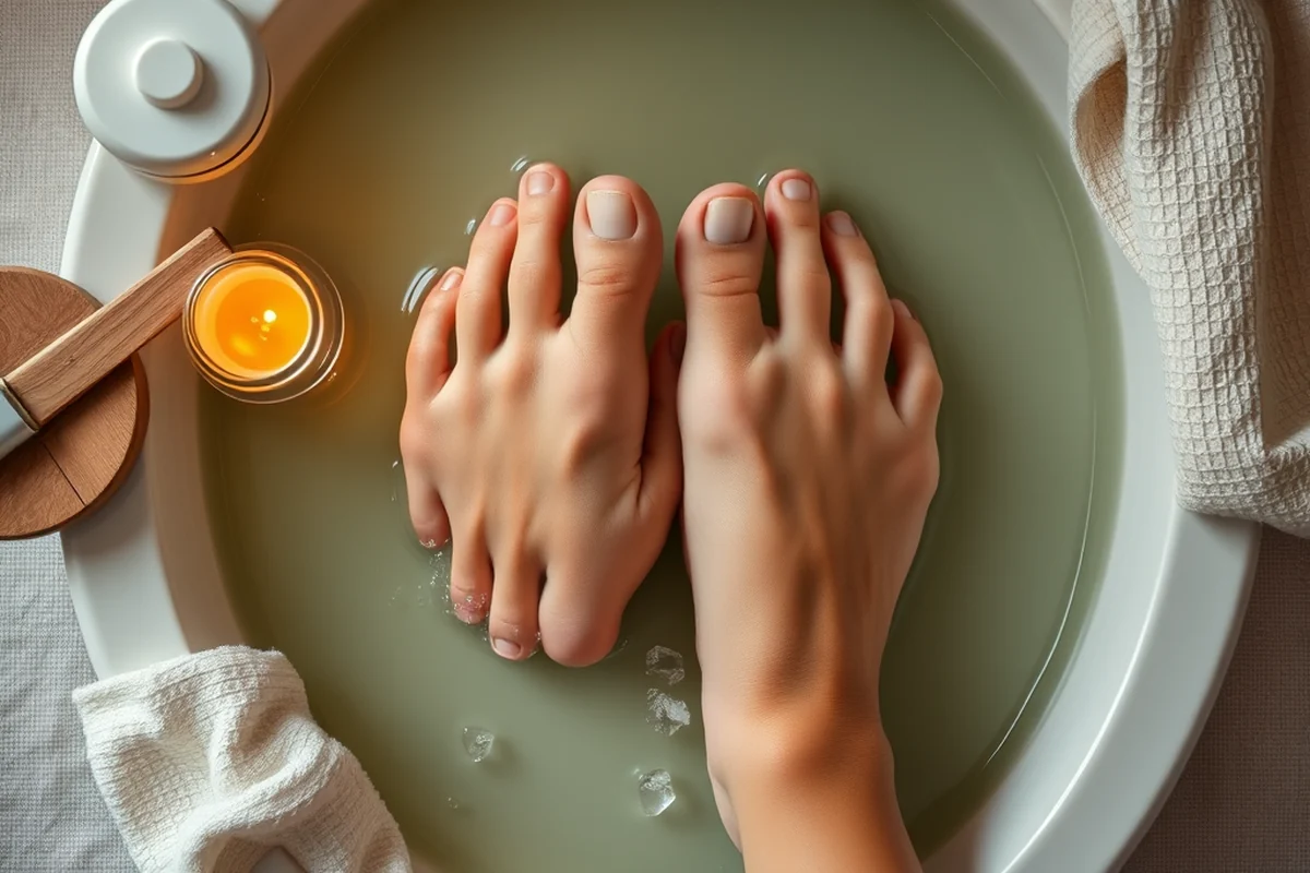 how to foot bath — How To Foot Bath (the finished result)